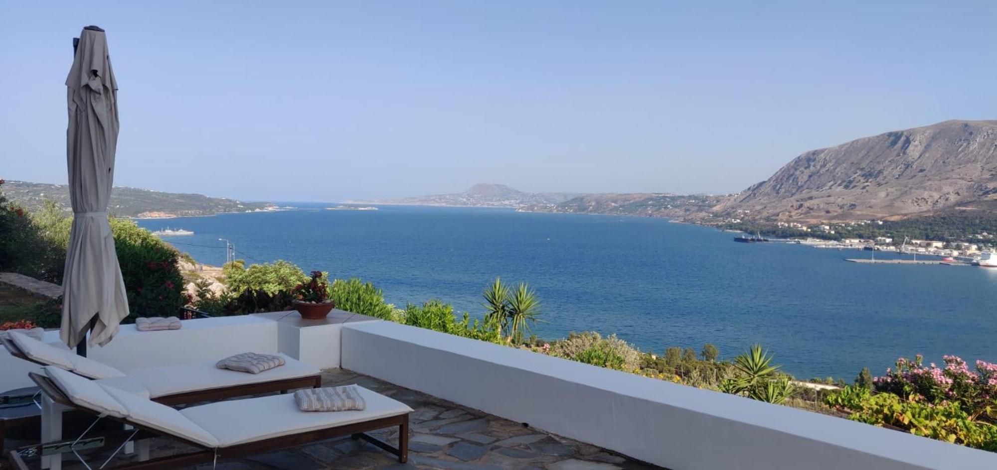 Panoramic Seaview Holiday House Souda Exterior foto